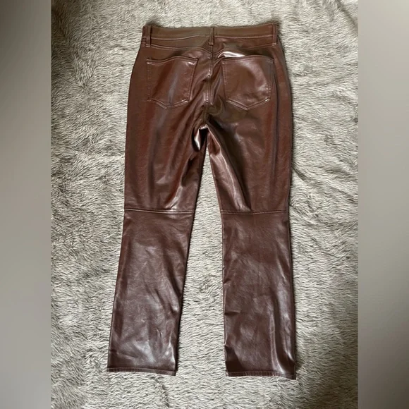 Women’s Vintage High Rise Pleather Pants (30 ) - Picture 3 of 4